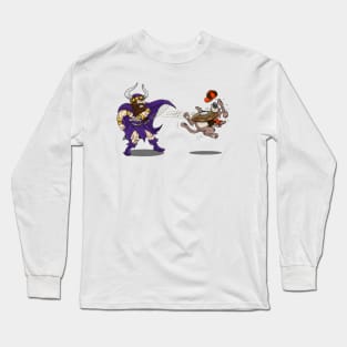 Minnesota Vikings Fans - Kings of the North vs Fetching Brown Dawgs Long Sleeve T-Shirt